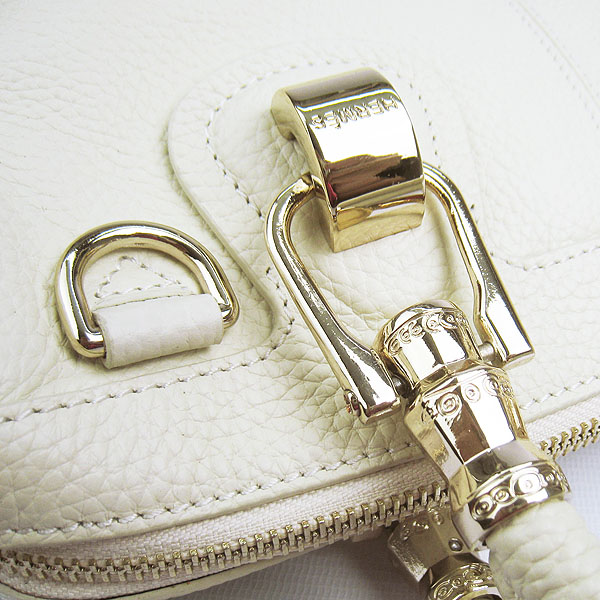 Fake Hermes New Arrival Double-duty leather handbag Off-White 60669